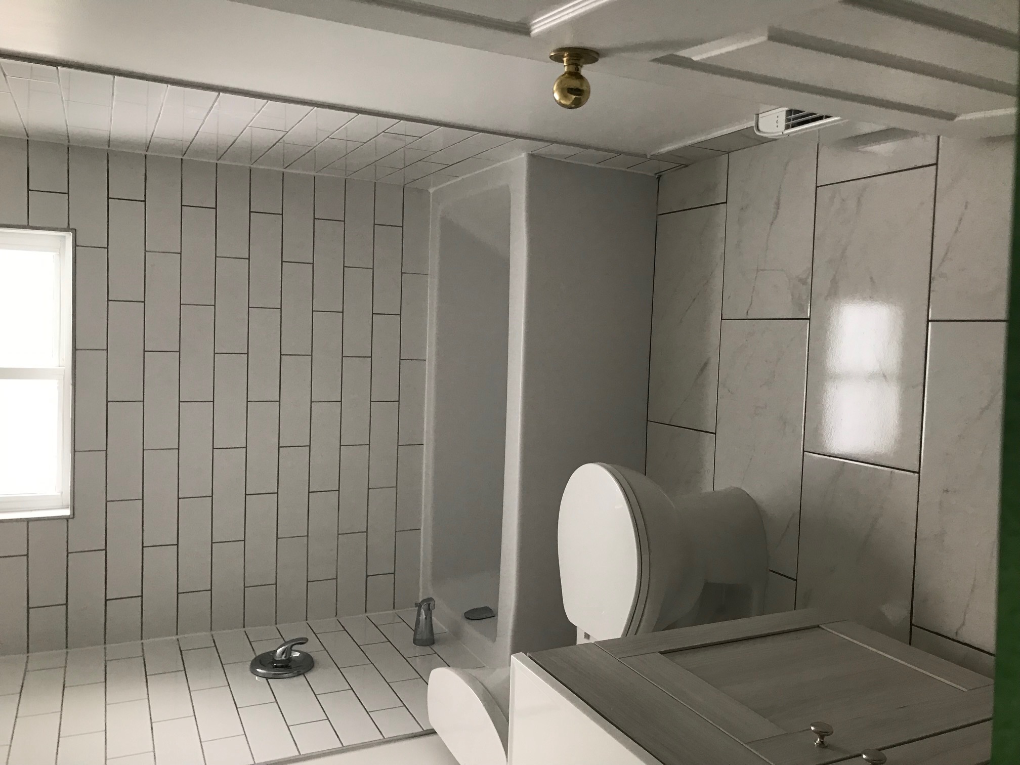 Beautiful completed bathroom renovation